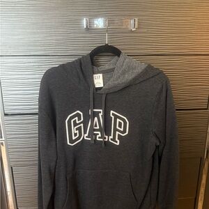 GAP Men's Charcoal Hoodie Sweater